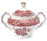 Spode Camilla Pink Earthenware Sugar Box and Cover