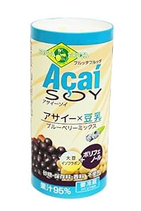 アサイードリンク　アサイーソイ ブルーベリーミックス（195g　カートカン）