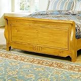 American Farmhouse Sleigh Footboard (Beeswax Irish Pine)