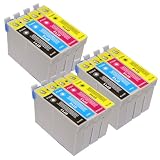 T 715 X 3 MULTIPACK - EPSON COMPATIBLE Ink Cartridges for Epson Stylus D120, D78, D92, DX400, DX4000, DX4050, DX4400, DX4450, DX5000, DX5050, DX6000, DX6050, DX7000, DX7400, DX7450, DX8400, DX8450, DX9400F, S20, S21, SX100, SX105, SX110, SX115, SX200, SX