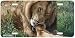 Fathers Day - Lions - Wildlife Decor Art Print - License Plate Tag By Terry Isaac Fro...