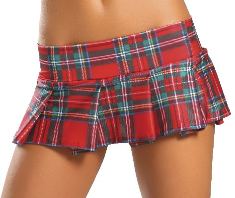 School Girl Pleated Skirt, Plaid