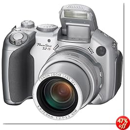 Canon Powershot S2 IS 5MP Digital Camera with 12x Optical Image Stabilized Zoom