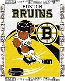NHL Boston Bruins 36-Inch-by-46-Inch Woven Jacquard Baby Throw