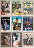 Nolan Ryan (9) Card Baseball Lot (Texas Rangers) (Houston Astros) (California Angeles)