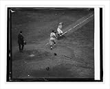 Historic Print (XL): Ruel out a home on attempted squeeze play. 8th inning, 10/11/25