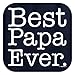 Best Papa Ever T-Shirt XL Navy