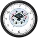   - Birman Cat Mom and Kittens with Roses Cat - JP - Wall Clock by WatchBuddy Timepieces (Black Frame)