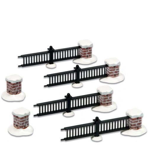 Department 56 Village Straight Fence, Set of 6
