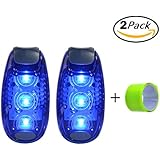 Kootek&reg; Running Lights LED Safety Light with Reflective Wristbands Reflective Gear Bike Reflector Steady Strobe Lights Warning High Visibility for Runners Kids Dog Biking Walking ...