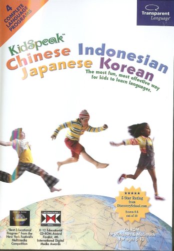 KidSpeak Chinese, Indonesian, Japanese & Korean Language Tutor for Beginners