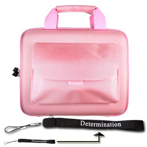 ASUS U20A-A1 Thin and Light 12.1-Inch Laptop PINK Kroo Carrying Case Cube Bag Pouch Sleeve with side Pocket for 11.1 to 12.4 inch Laptops and Netbooks