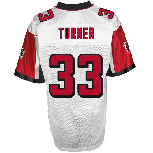 Atlanta Falcons #33 Michael Turner White Jerseys Authentic Football Jersey Size 48-56 (Please Select the Size When You Order, Can Do Drop Shipping)