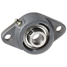 Boston Gear ST5/8 Mounted Bearing, Flange, Standard Duty, 2 Bolts, 0.625 Bore