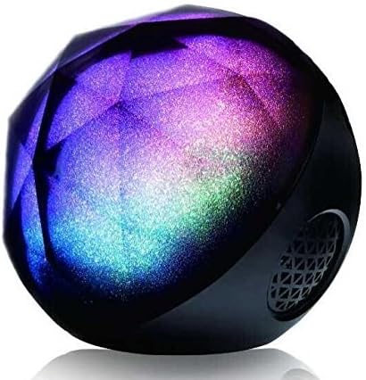 Pumaex Romatic LED Color Changing Ball Lights Wireless Mini Bluetooth Speaker with Wireless Remote Bookshelf Speaker Bedroom Speaker
