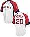 Majestic Kevin Youkilis Boston Red Sox Embroidered Wheelhouse Jersey (L=44)