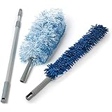 O-Cedar Dual-Action Microfiber Duster Set with Extendable Handle