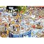 Falcon Deluxe Puzzle - I Love River Cruise Chaos (1000 pieces)