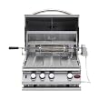 Cal Flame 25 Inch 3 Burner Natural Gas Grill Built In