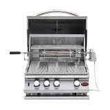 Cal Flame 25 Inch 3 Burner Natural Gas Grill Built In