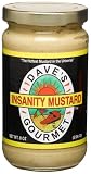 Review Dave's Gourmet  / Dave's Gourmet Insanity Mustard Super Hot Dijon Style, 8 ounces Bottle (Pack of 3)