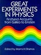 Great Experiments in Physics