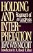 Book Holding and Interpretation: Fragment of an Analysis