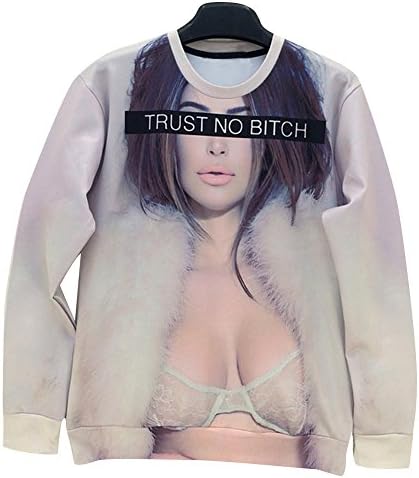 Unisex Swag 3D Sweater Kim Kardashian Sweatshirt T Shirts (XL)