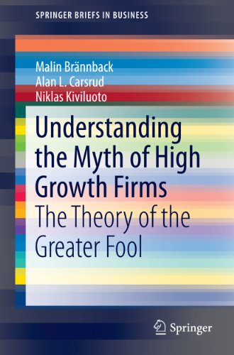 Understanding the Myth of High Growth Firms: The Theory of the Greater Fool (SpringerBriefs in Business)