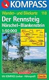  : Der Rennsteig 1 : 50 000: H&ouml;rschel - Blankenstein. Wander- und Bikekarte