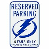 NHL Tampa Bay Lightning 11-by-17 Inch Locker Room Sign