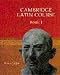 Book CAMBRIDGE LATIN COURSE 1 STUDENT\'S BOOK: LEVEL 1 (CAMBRIDGE LATIN COURSE)