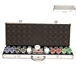 Aluminum Case Poker Set, 500 pc., 11.5g Gold Foil chips