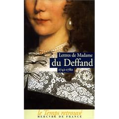 Lettres de Madame du Deffand, 1742-1780