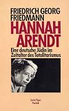 Produkt-Bild: Hannah Arendt. Eine deutsche J&uuml;din im Zeitalter des Totalitarismus