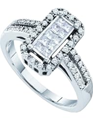 0.39CTW DIAMOND LADIES INVISIBLE RING