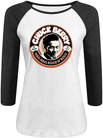 Chuck Berry Womens 3/4 Sleeve Unique Tee