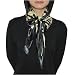 Womens elegant high quality pure silk scarf - 38.5x37