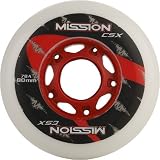 Mission CSX Indoor/Outdoor Roller Hockey Wheel 4 Pack
