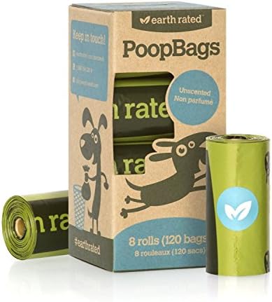 Earth Rated Poop Bags Dog Waste Bags, Refill Rolls(2Pack)