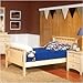 Bundle-45 Bennington Bed (Set of 2) Finish: Honey, Size: Twin XL