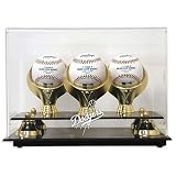 Mounted Memories Los Angeles Dodgers 3-Ball Acrylic Baseball Display Case