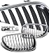 04 05 06 07 BMW E60 CHROME GRILLE 525i 530i 545i 550i