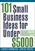 101 Small Business Ideas for Under $5000