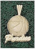 LogoArt Purdue Boilermakers 10K Gold Basketball Pendant