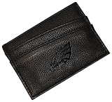 NFL Philadelphia Eagles Debossed Black Leather Money Clip