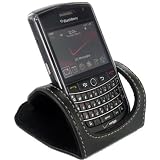 eAccess BlackBerry Leather Desktop Stand