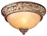 Minka Lavery Lights 958-126 Flush Mount Light - Belcaro Walnut Traditional Lighting