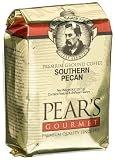 Pear's Gourmet 100% Arabica Southern Pecan Coffee, Ground, 8-Ounce Bags (Pack of 6)