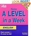 English (Revise A-level in a Week)